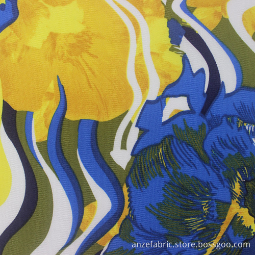 woven Digital Printing Fabric 100% Tencel Twill Fabric